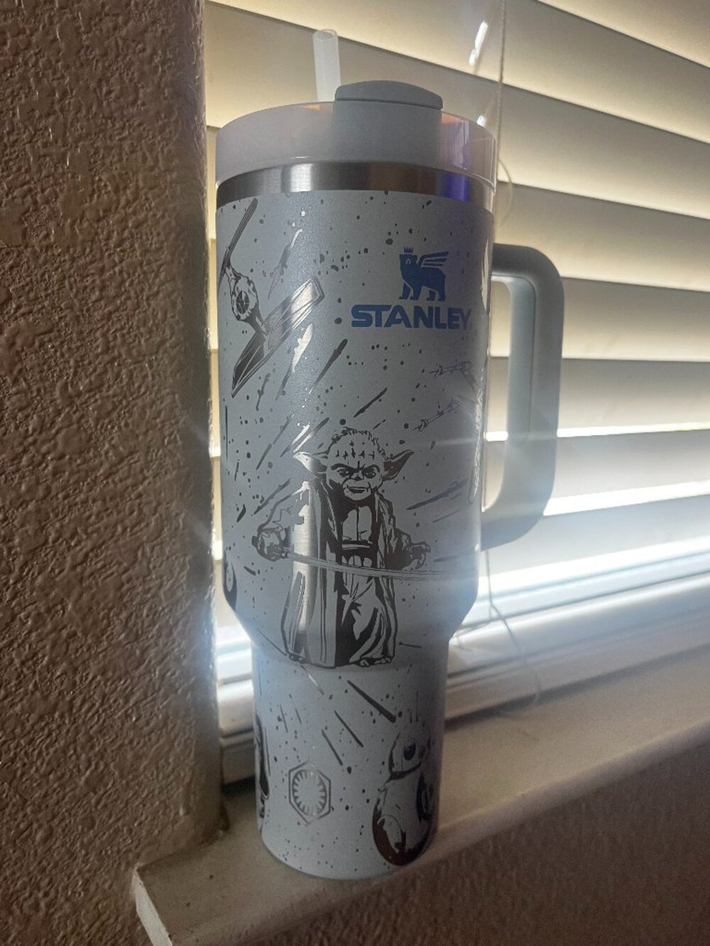 Star Wars Galaxy Inspired Laser Engraved Stanley 40 oz Tumbler